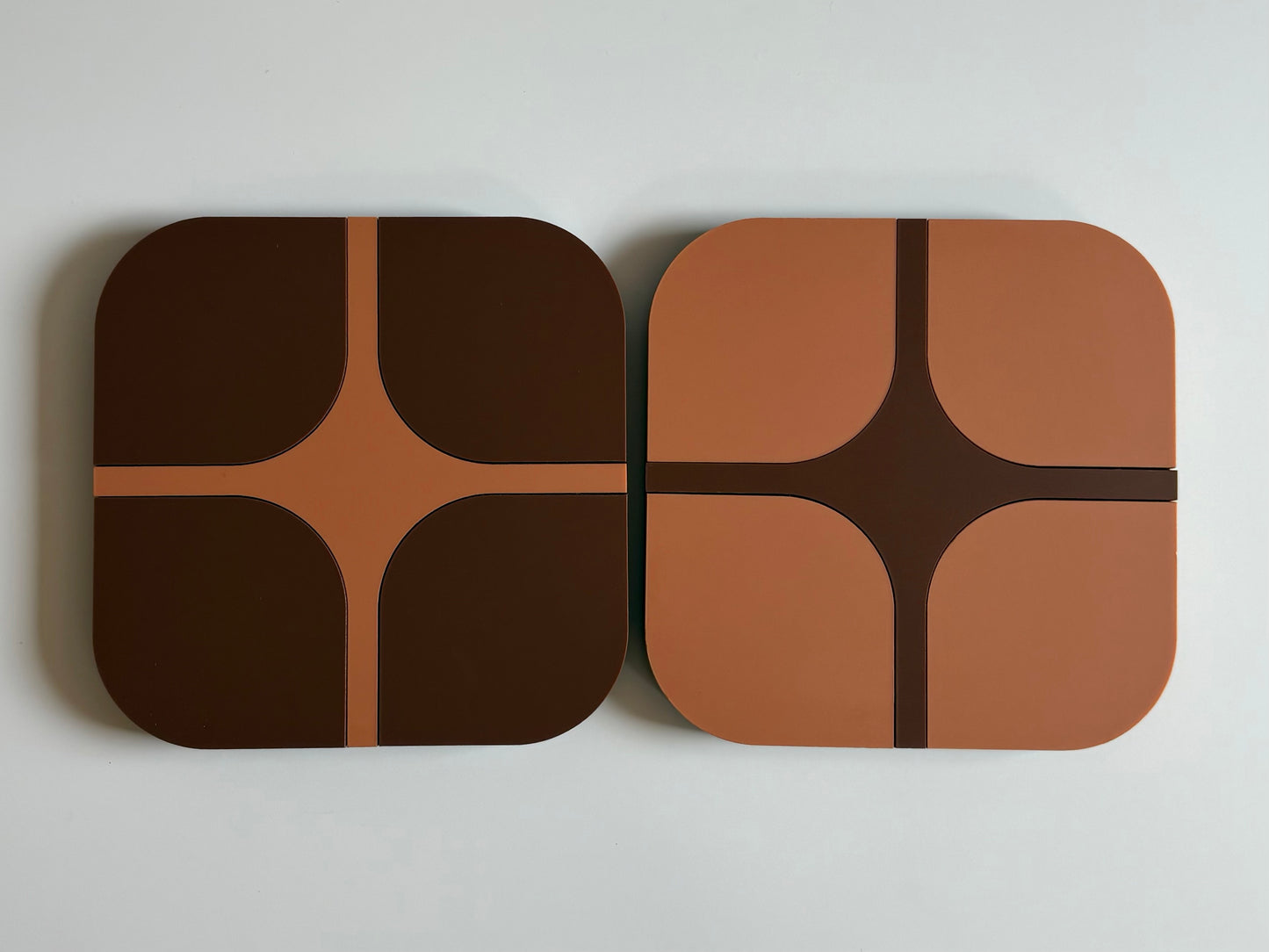 70s Curve Tile Coasters