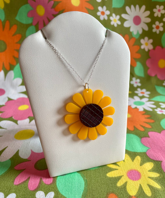 Sunflower Necklace - Hung On You Boutique