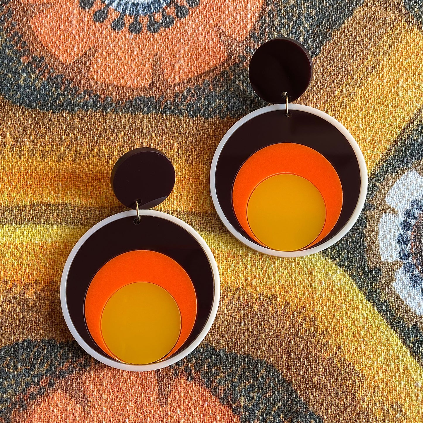 Retro Circles Earrings - Hung On You Boutique