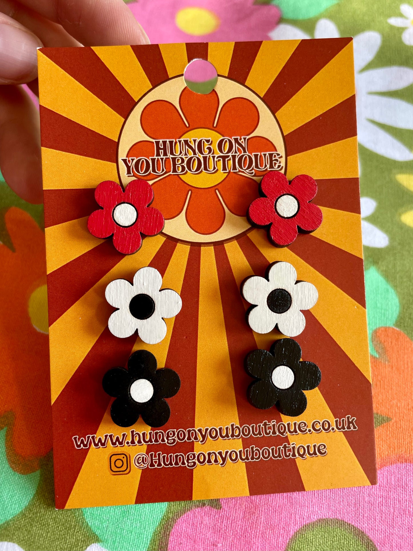 Flower Studs 3 Pack - Hung On You Boutique