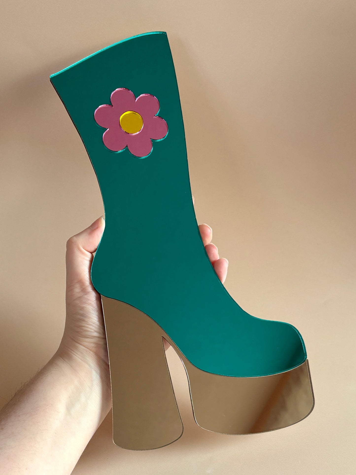 Boogie Shoe Wall Hanging: Flower