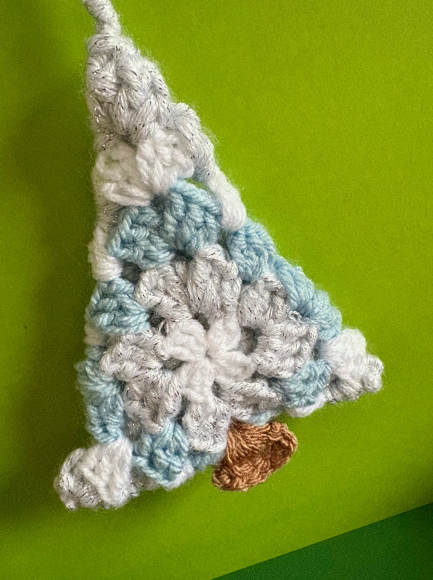 Granny Square Christmas Tree Ornaments