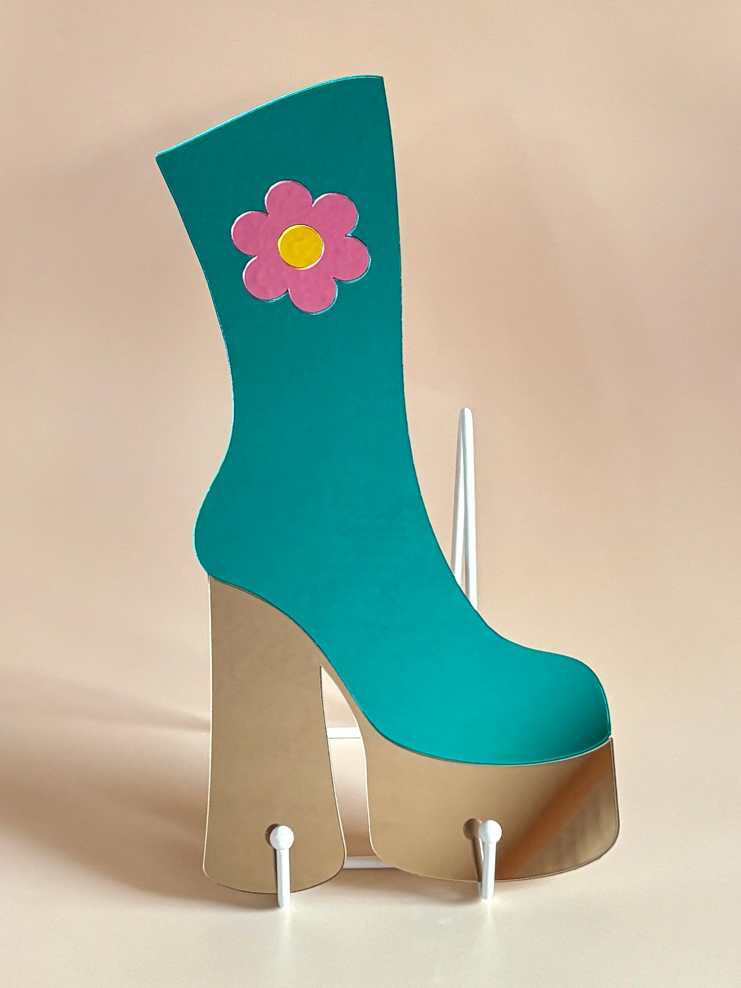 Boogie Shoe Wall Hanging: Flower