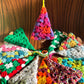 Granny Square Christmas Tree Ornaments