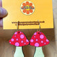 Mushroom Earrings: Spots