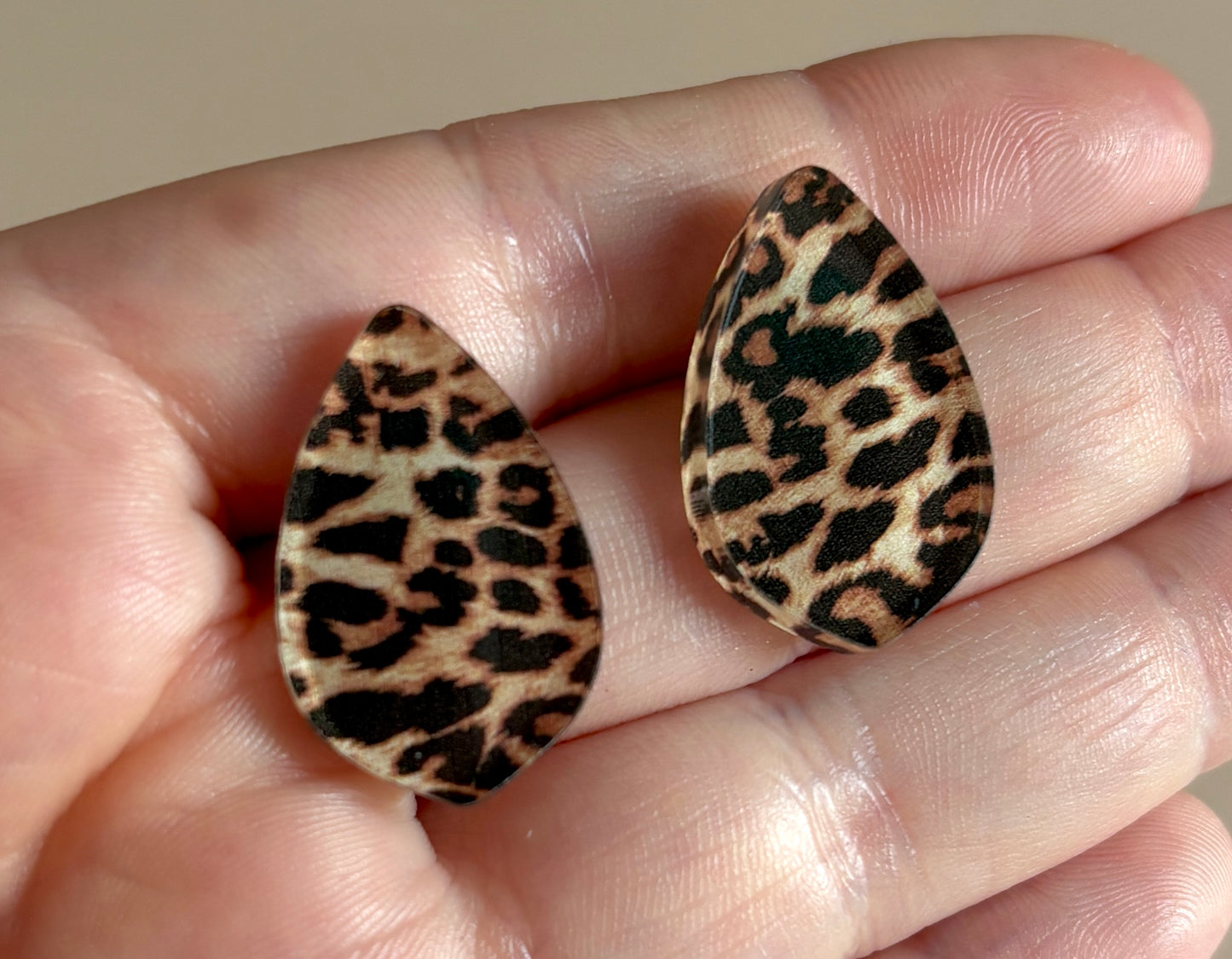 Leopard Mini Studs Earrings