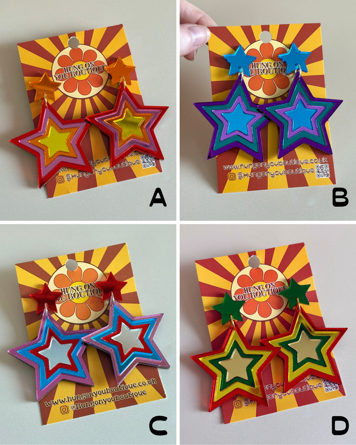 Starburst Earrings: Zero Waste