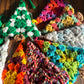 Granny Square Christmas Tree Ornaments