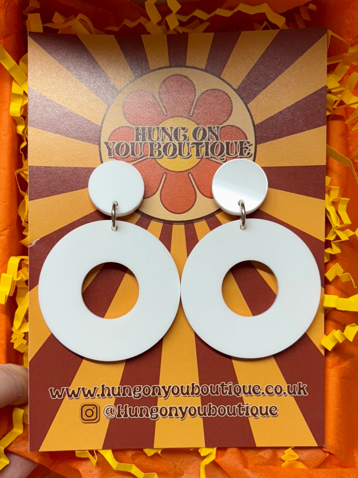 Donut Ring Earrings