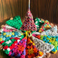 Granny Square Christmas Tree Ornaments