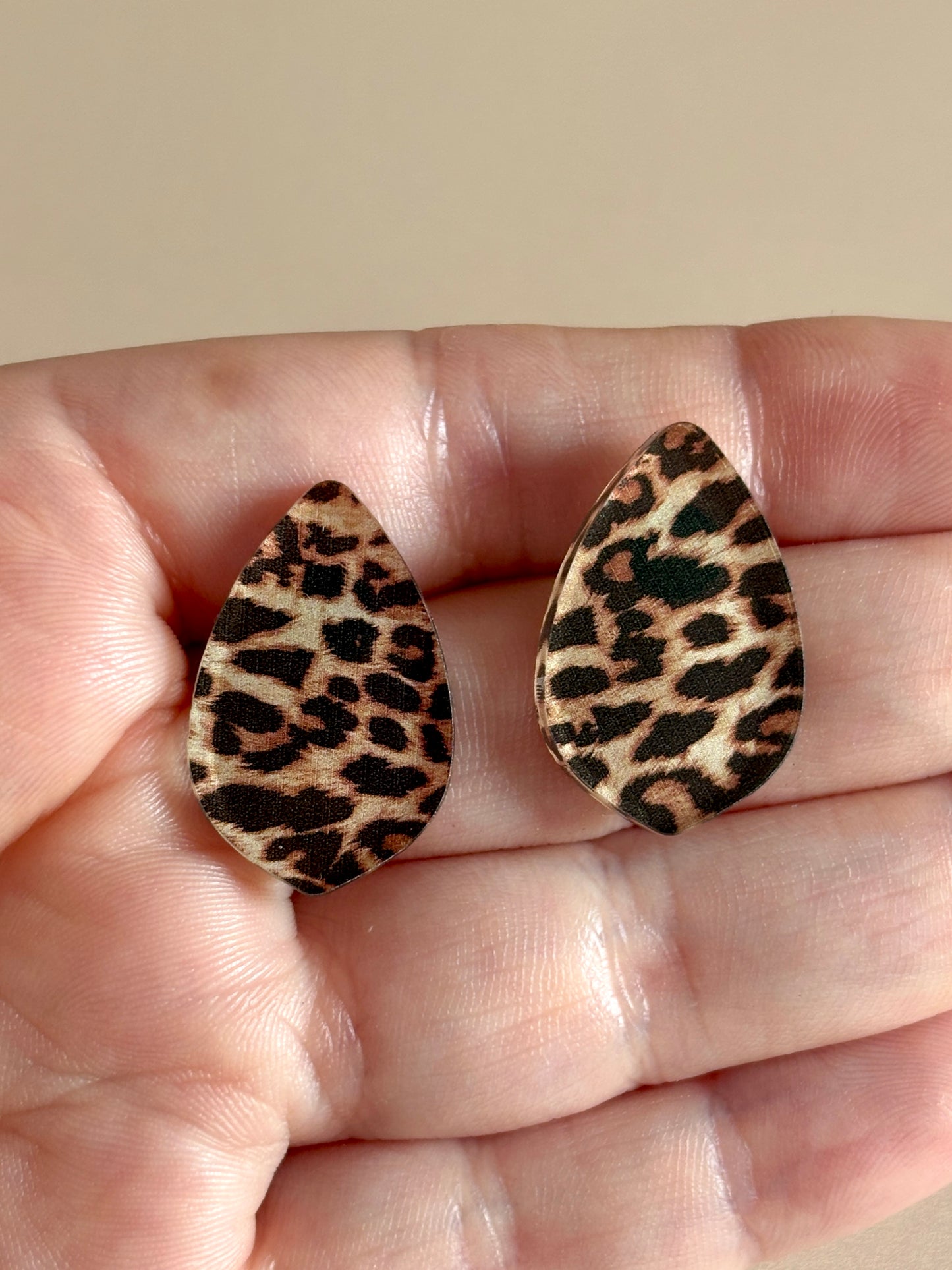Leopard Mini Studs Earrings