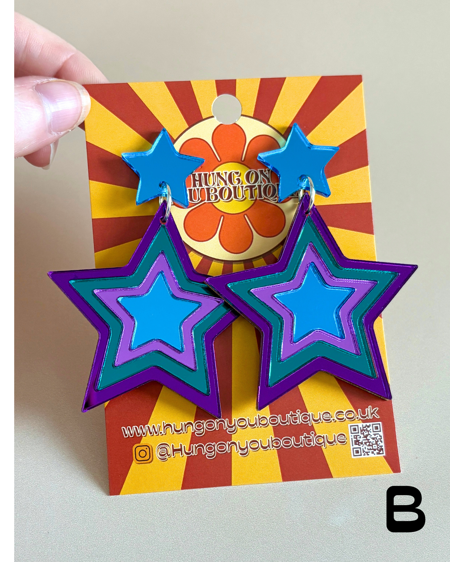 Starburst Earrings: Zero Waste