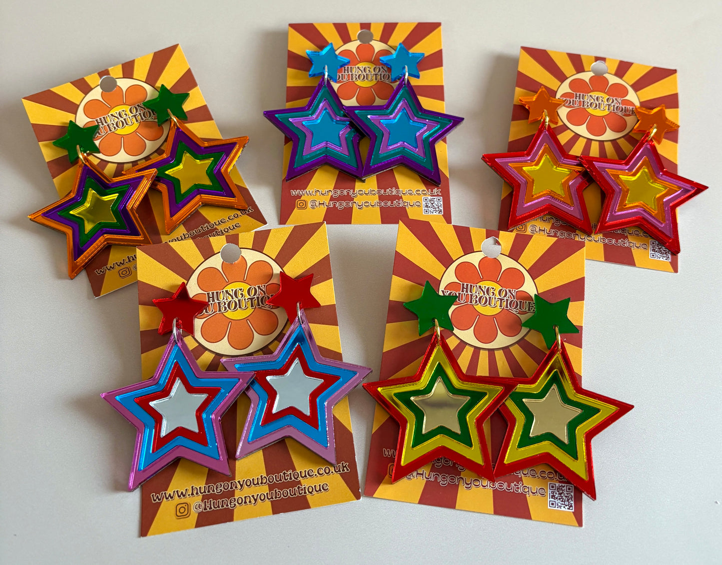 Starburst Earrings: Zero Waste