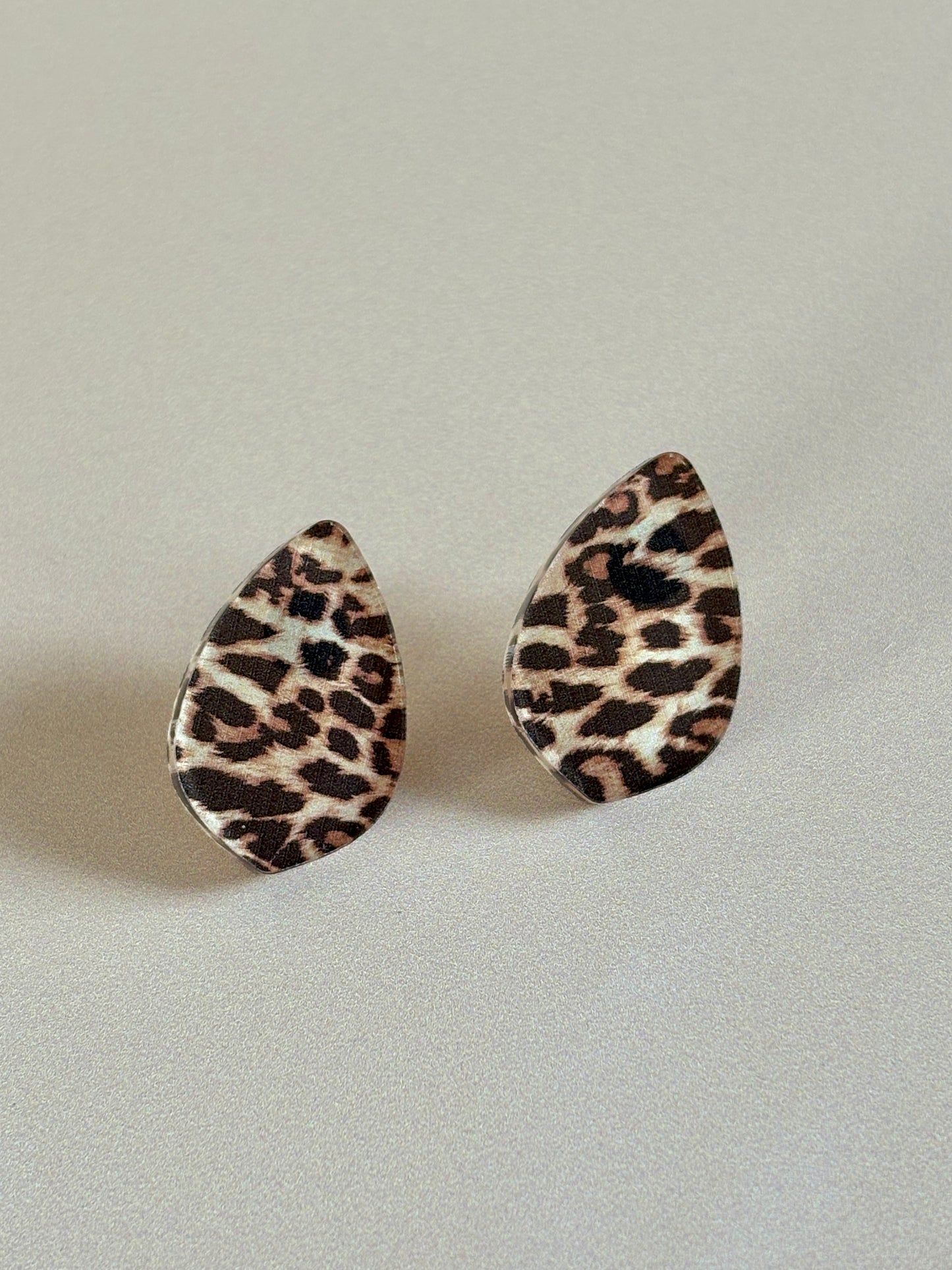 Leopard Mini Studs Earrings