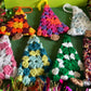 Granny Square Christmas Tree Ornaments