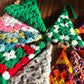 Granny Square Christmas Tree Ornaments