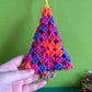 Granny Square Christmas Tree Ornaments