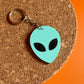 UFO Alien Face Keychain