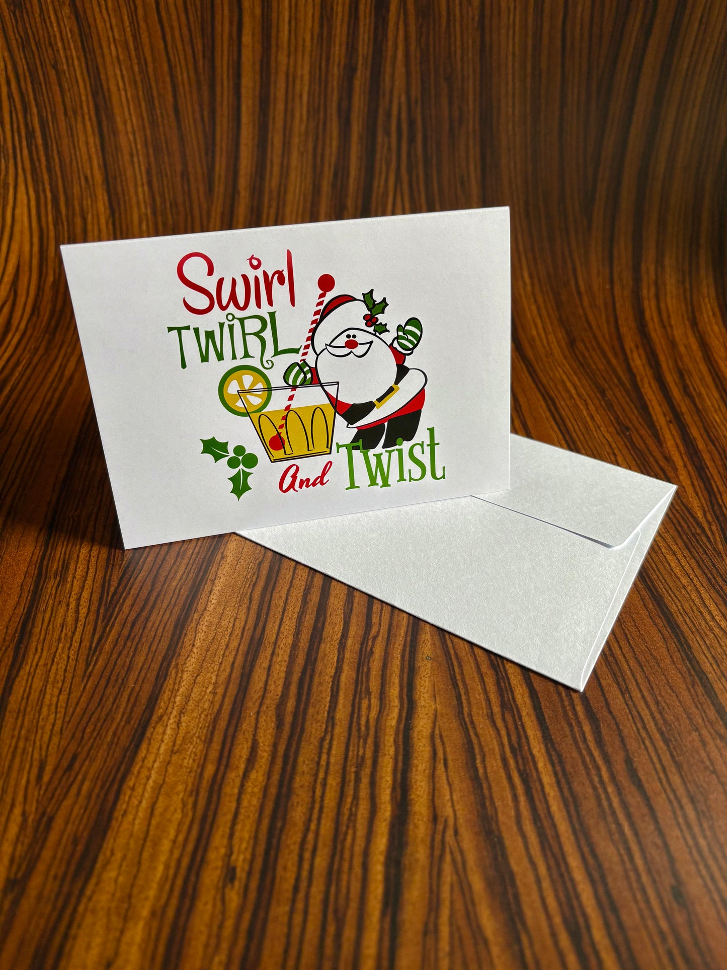 Swirl, Twirl & Twist Christmas Card