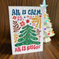 All Is Calm, All Is Bright Christmas Card