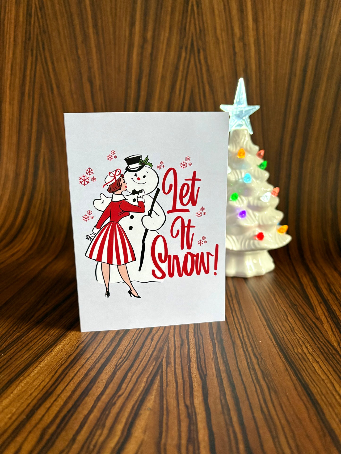 Jingle Belle Christmas Cards: Set of 4