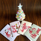 Jingle Belle Christmas Cards: Set of 4