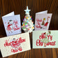 Jingle Belle Christmas Cards: Set of 4