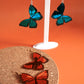 Mirror Acrylic Butterfly Earrings