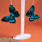 Mirror Acrylic Butterfly Earrings