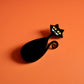 Retro 50s/60s Atomic Black Cat Brooch