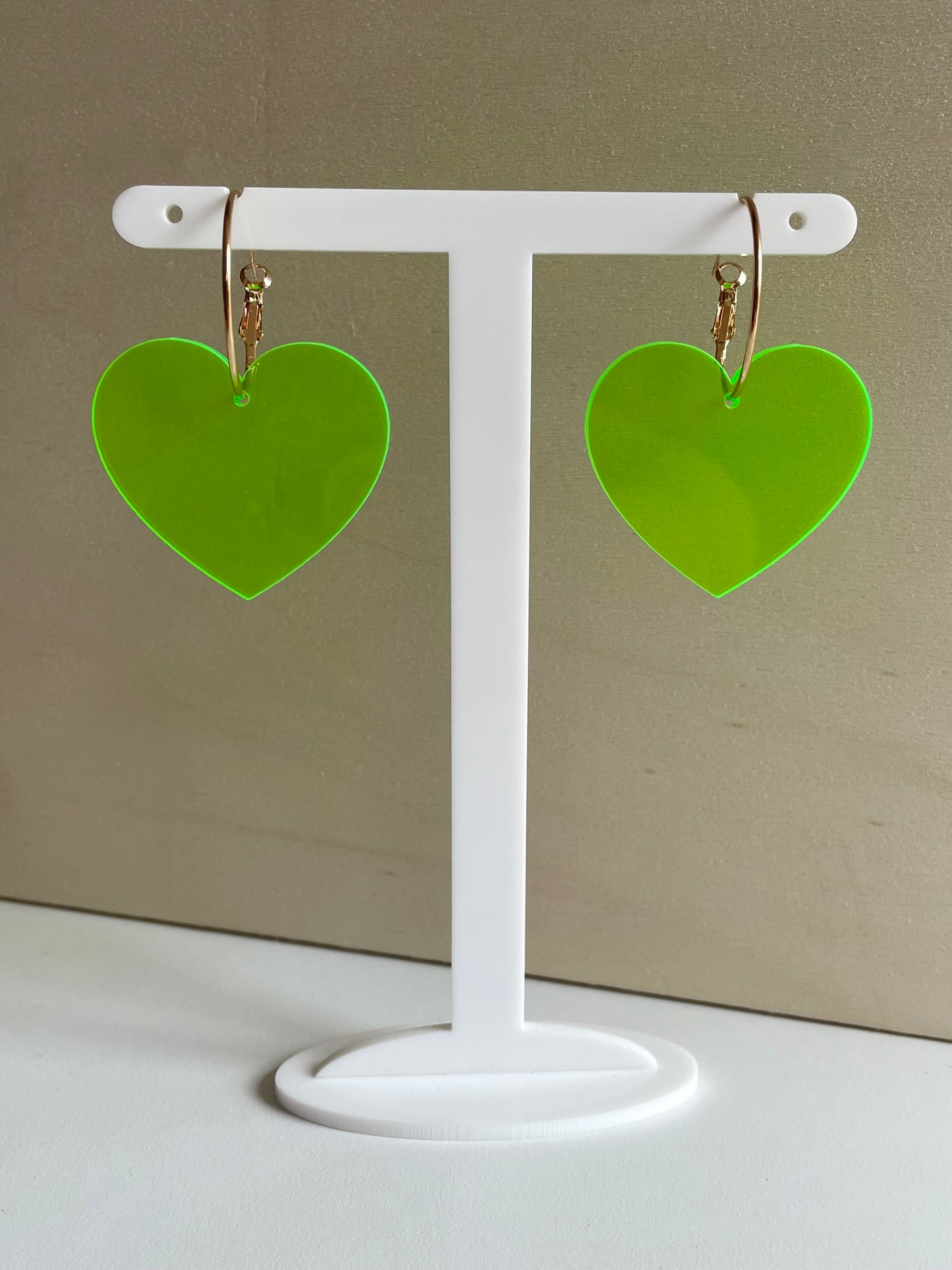 Heart Hoop Earrings