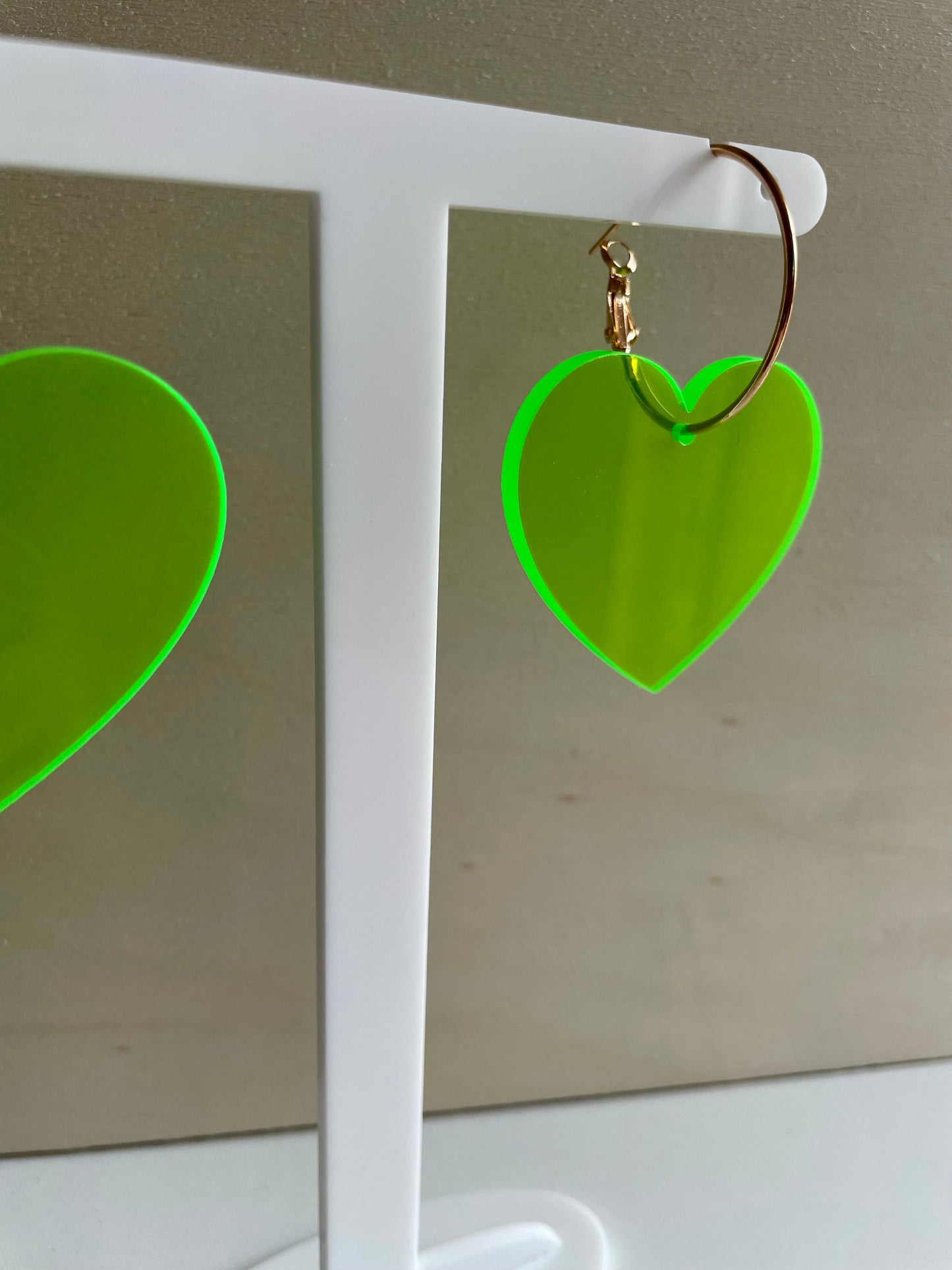 Heart Hoop Earrings