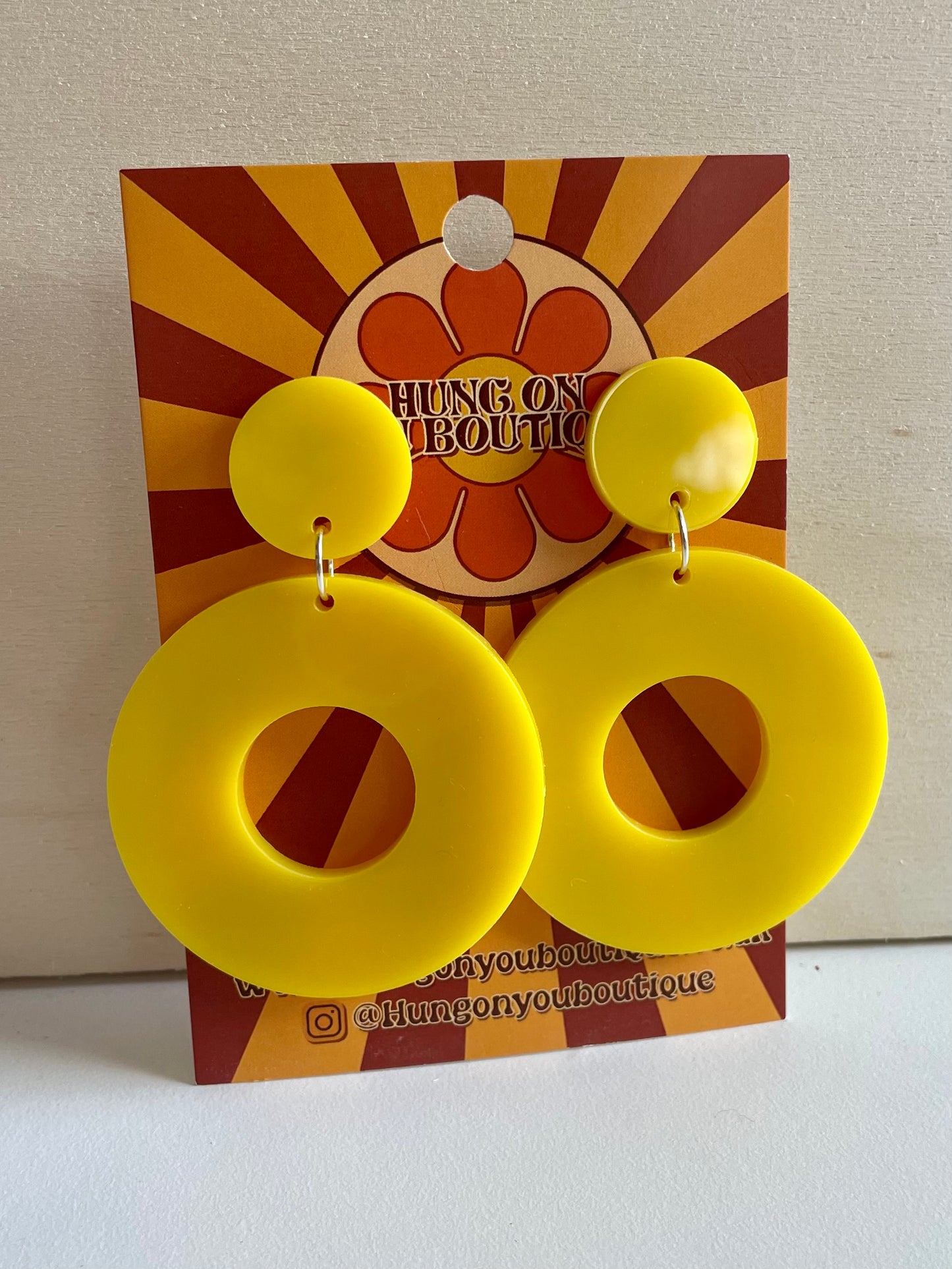 Donut Ring Earrings