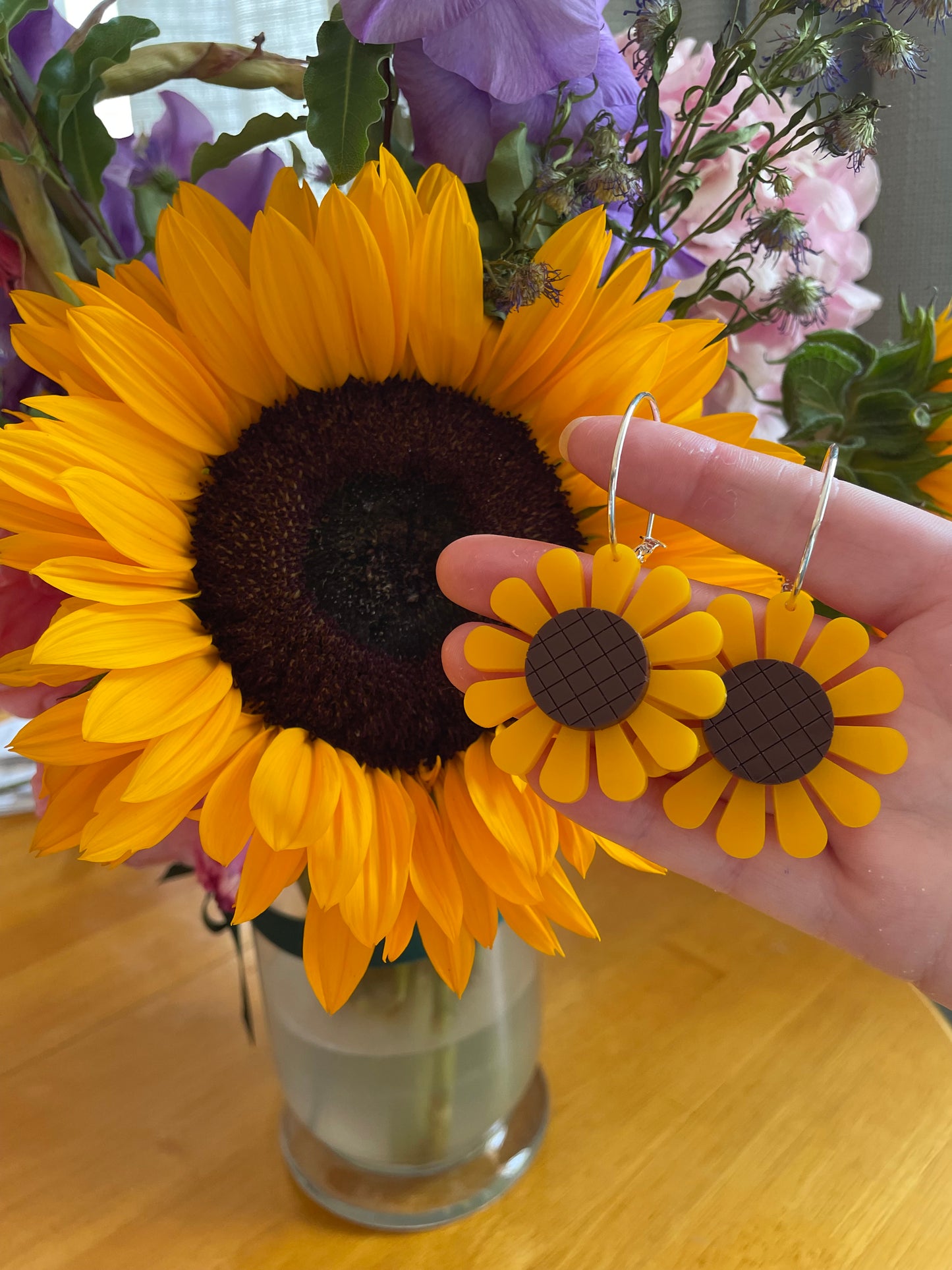 Sunflower Hoops