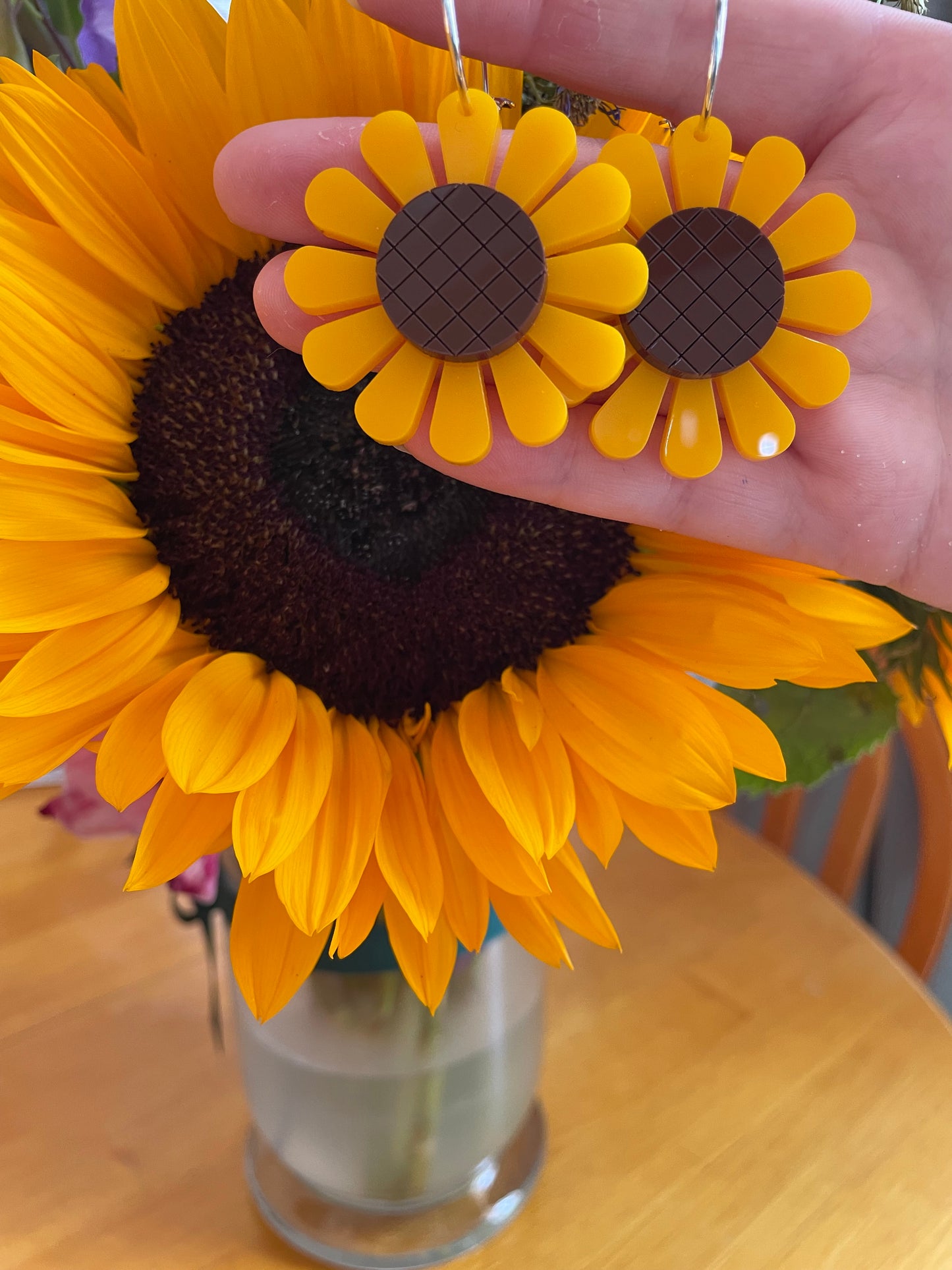 Sunflower Hoops