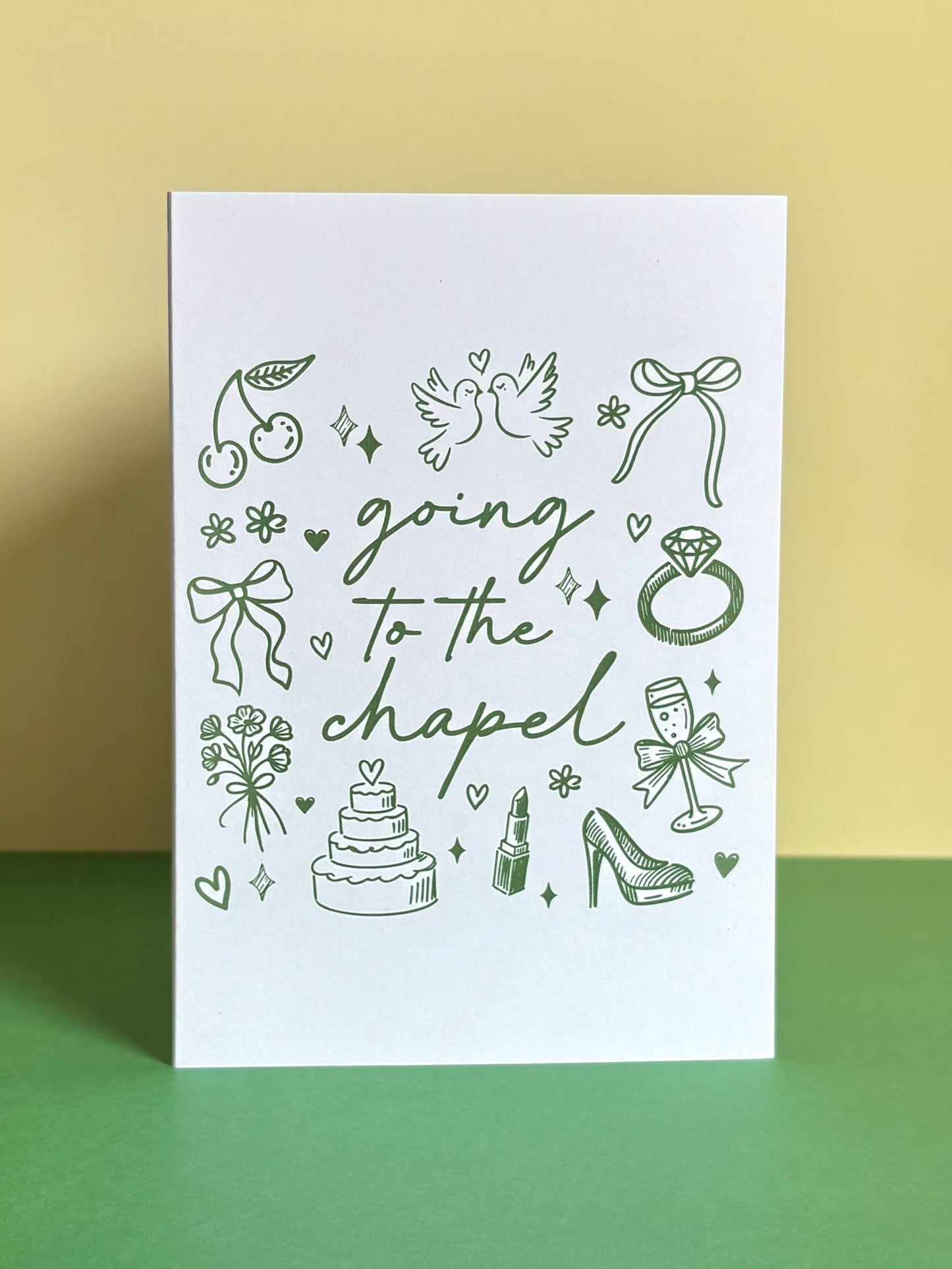 Going to the Chapel Wedding Card