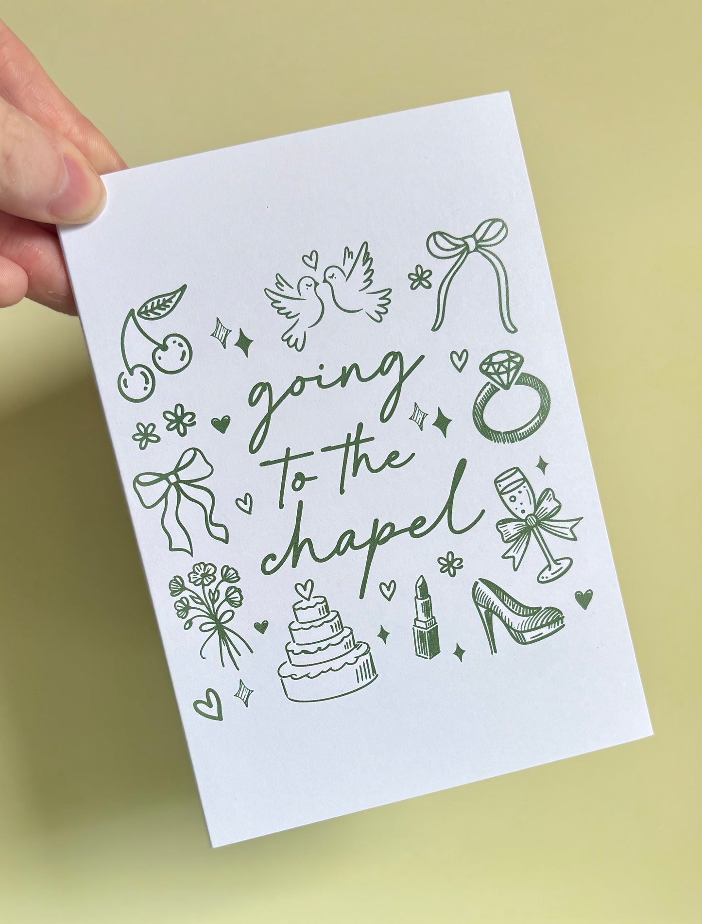 Going to the Chapel Wedding Card