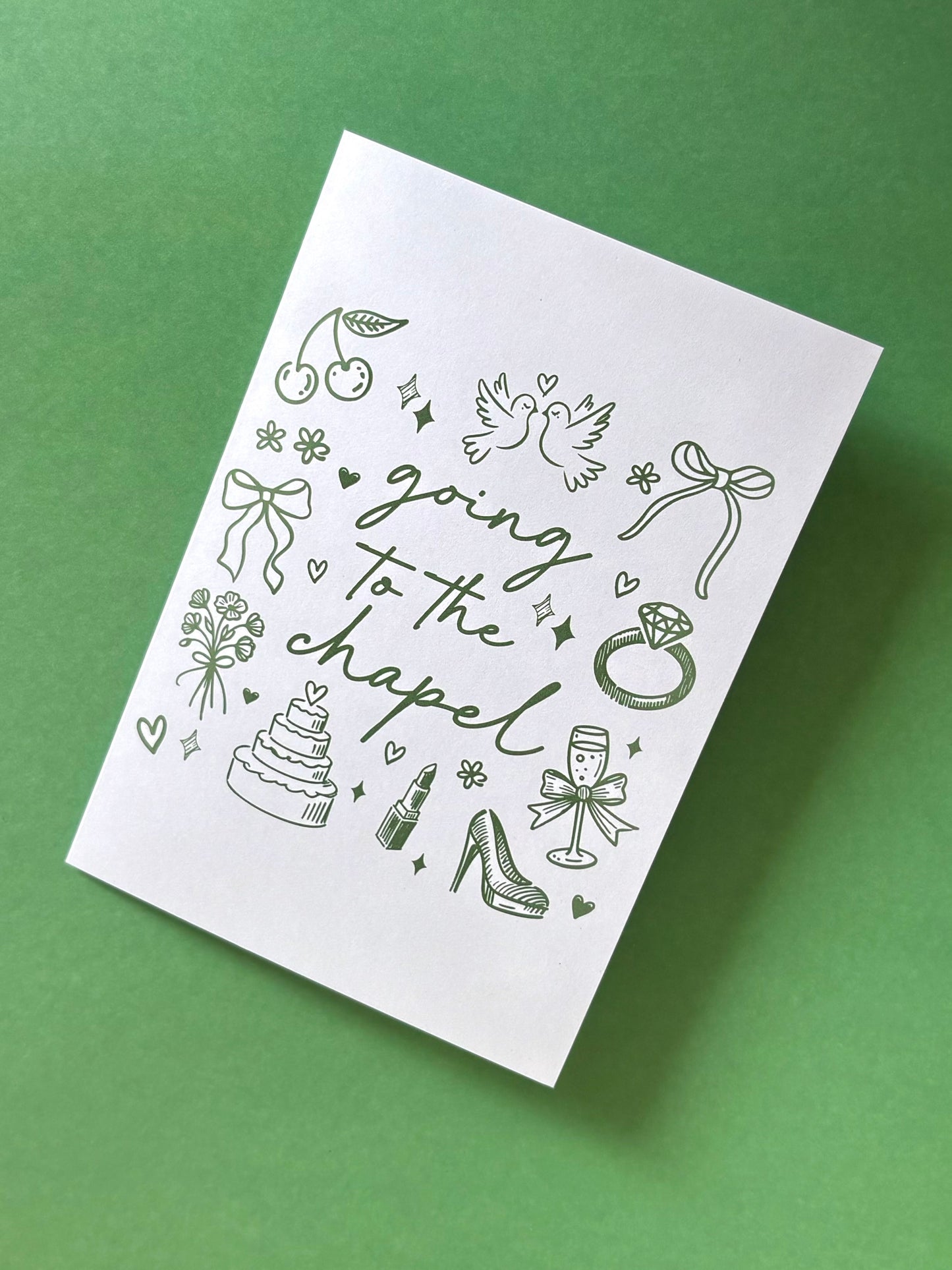 Going to the Chapel Wedding Card