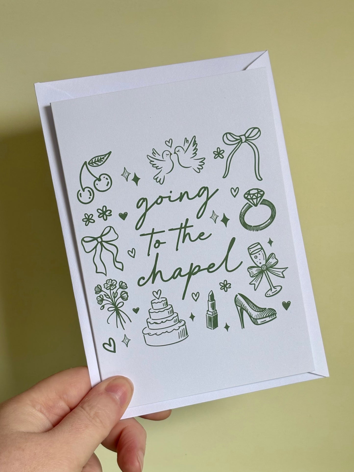 Going to the Chapel Wedding Card