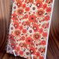 Groovy 70s Floral Wallpaper A5 Notebook