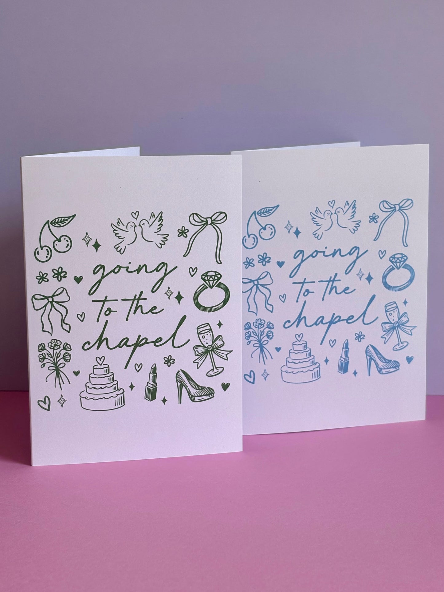 Going to the Chapel Wedding Card