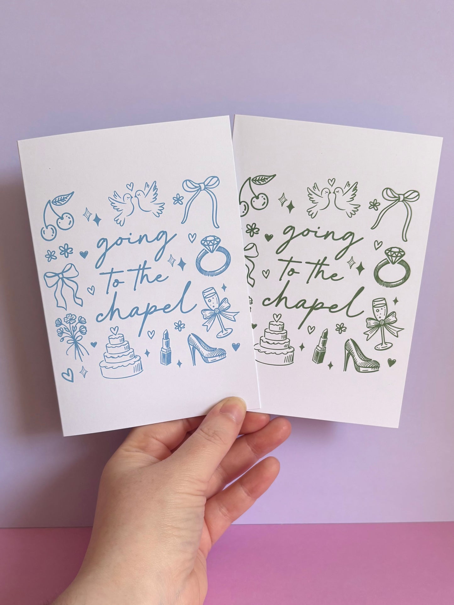 Going to the Chapel Wedding Card