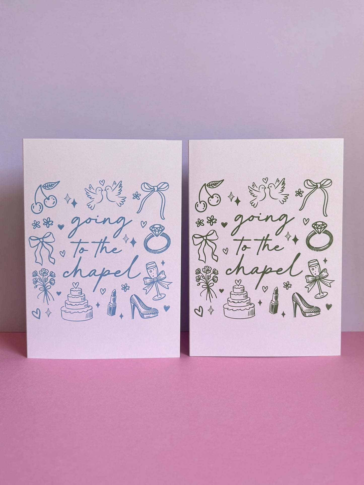 Going to the Chapel Wedding Card