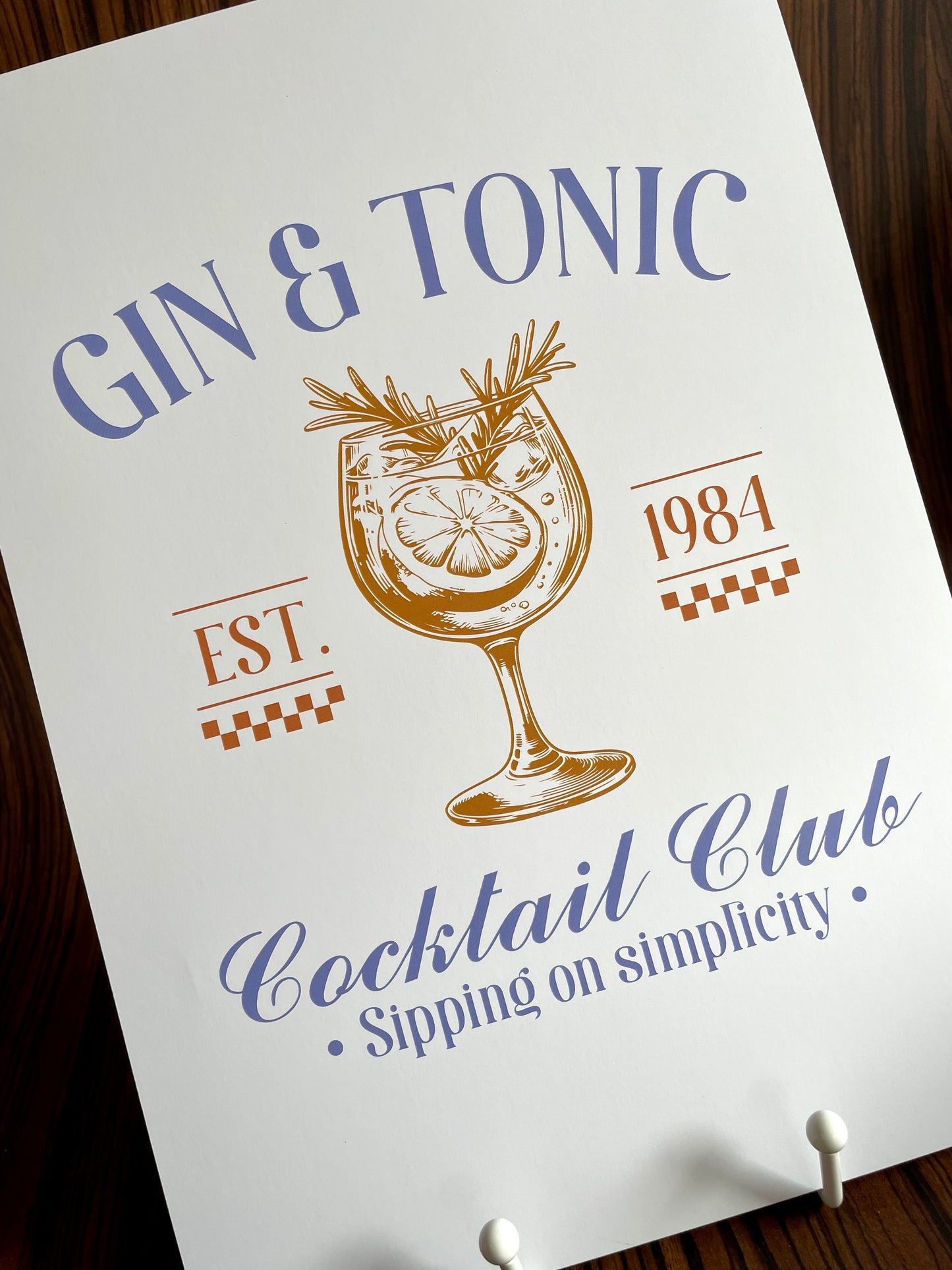 Classic Cocktails A4 Art Prints