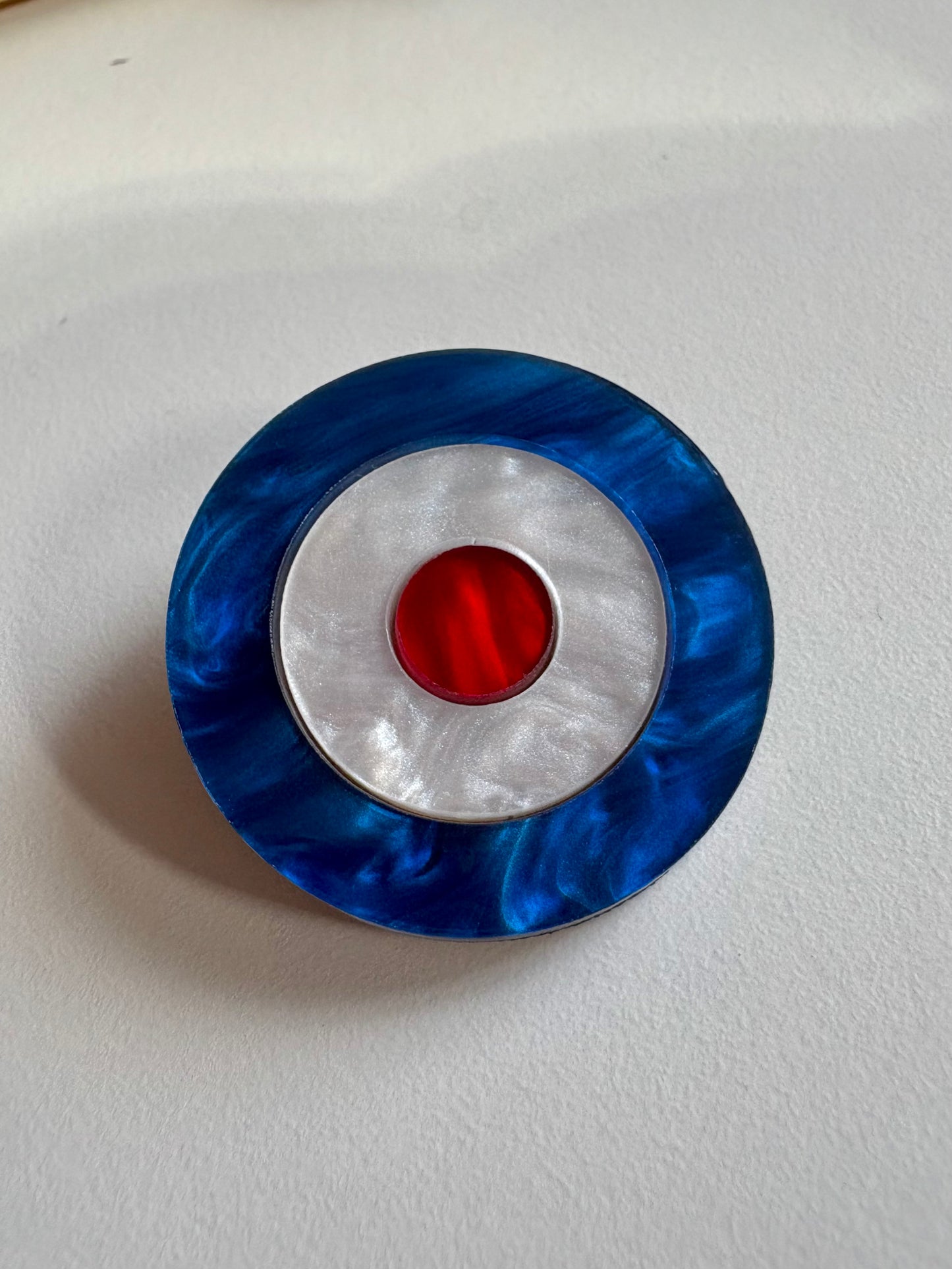 Mod Target Brooch