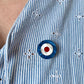 Mod Target Brooch