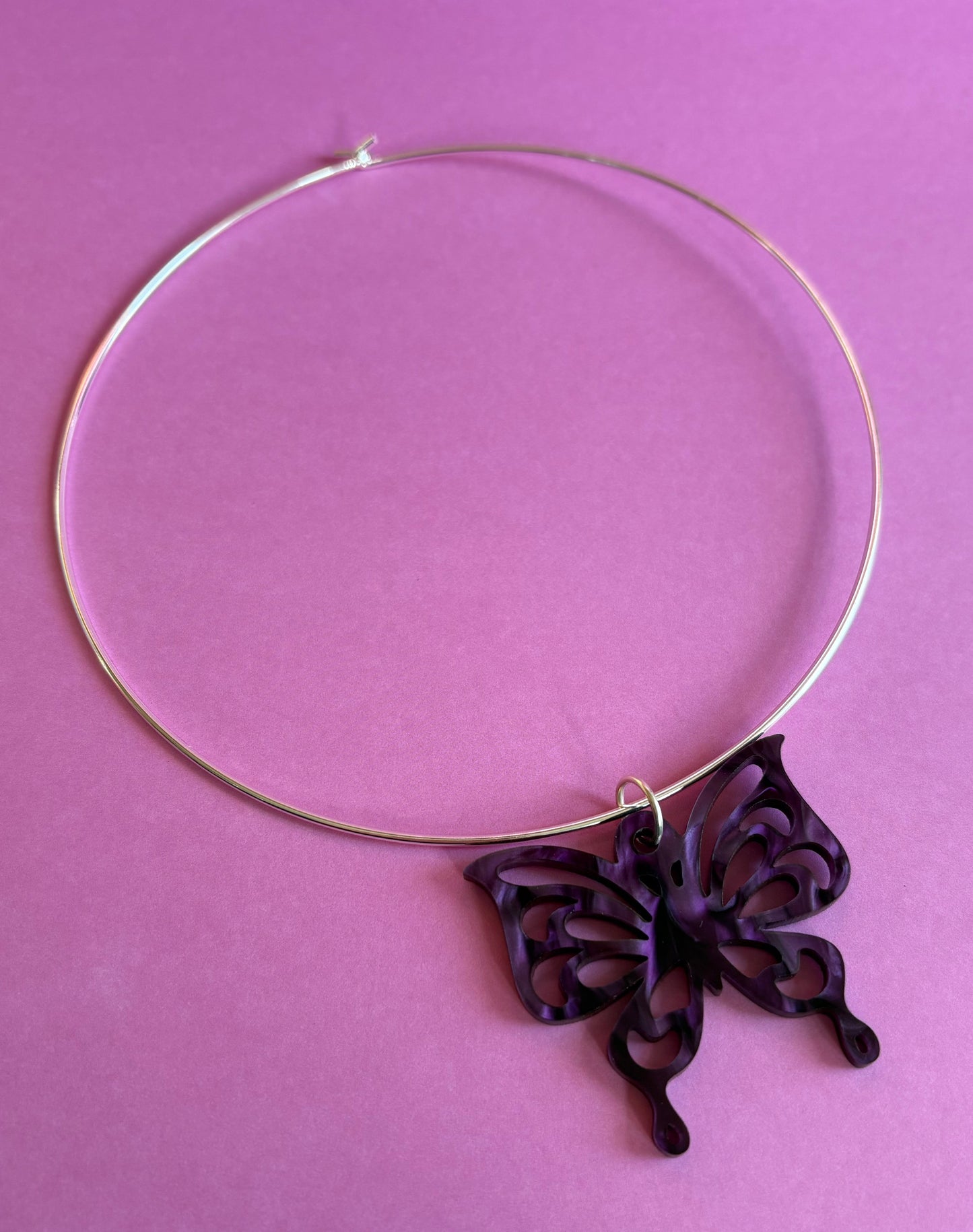 Psychedelic Flutter Butterfly Choker