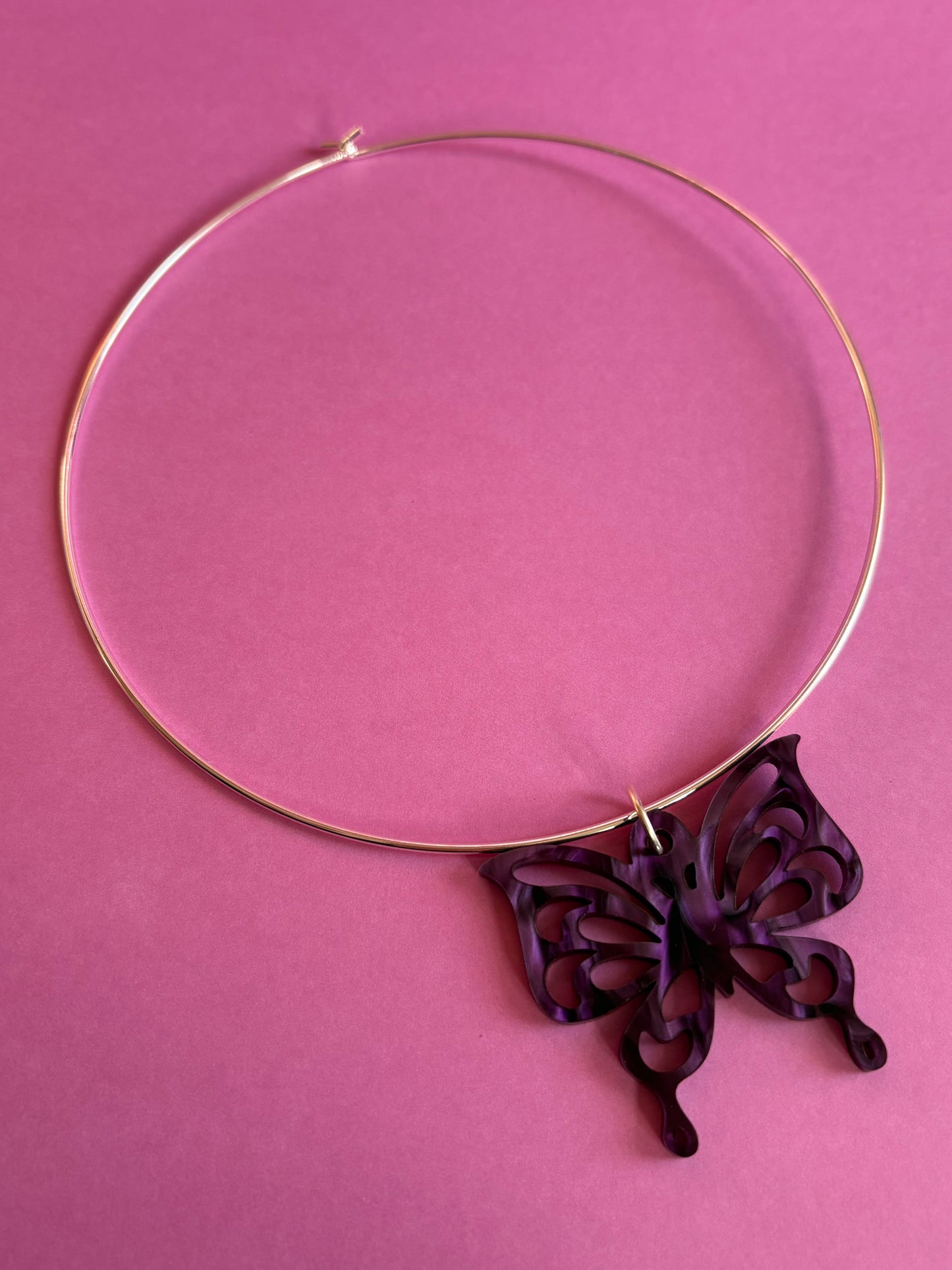 Psychedelic Flutter Butterfly Choker