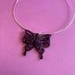 Psychedelic Flutter Butterfly Choker