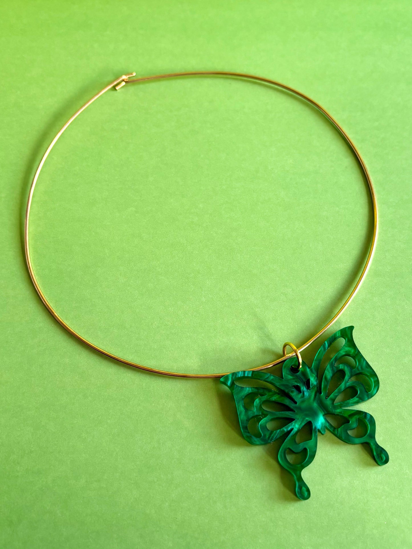 Psychedelic Flutter Butterfly Choker